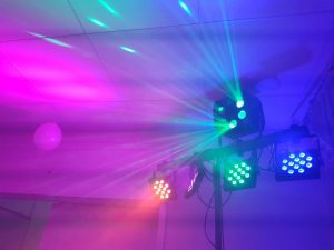 LED Lichteffekt auf einer Party