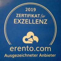 Erento Zertifikat für Exzellenz 2019 für Master Sound Veranstaltungstechnik